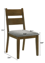 Everly Brown Dining Set - Lara FurnitureDining Room Set