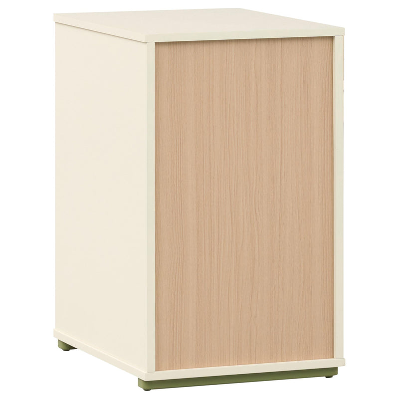 Evren Twin Storage Loft Bed 4-piece Set with Chest and Bookcases Tri-Tone - 460619-SET