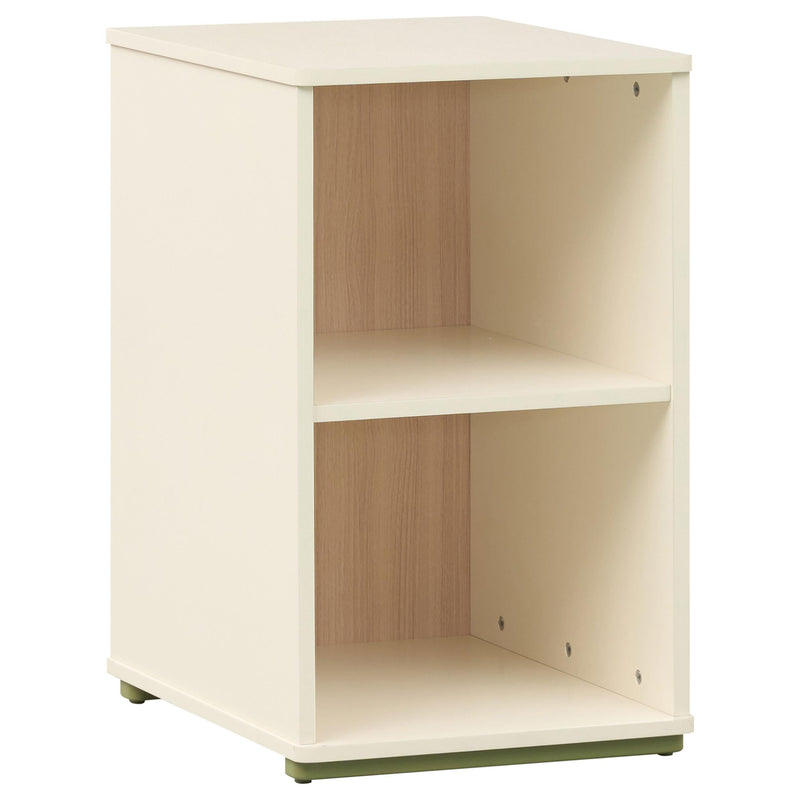 Evren Twin Storage Loft Bed 4-piece Set with Chest and Bookcases Tri-Tone - 460619-SET