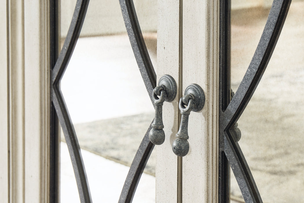 [EXCLUSIVE] Arlendyne Antique White Dining Table and 4 Chairs with Server - Gate FurnitureDining Room Set
