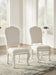 [EXCLUSIVE] Arlendyne Antique White Dining Table and 8 Chairs with Server - Gate FurnitureDining Room Set