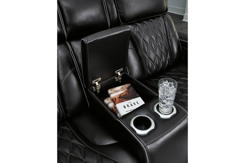 Boyington Black Power Reclining Living Room Set - Lara FurniturePower Reclining Living Room Set