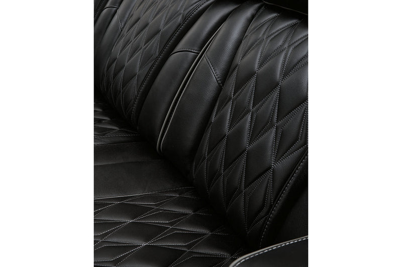 Boyington Black Power Reclining Living Room Set - Lara FurniturePower Reclining Living Room Set