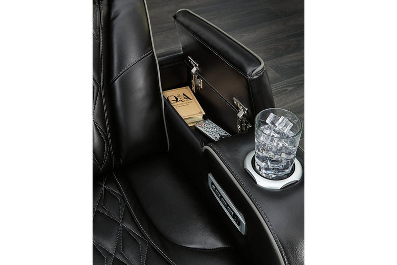 Boyington Black Power Reclining Living Room Set - Lara FurniturePower Reclining Living Room Set