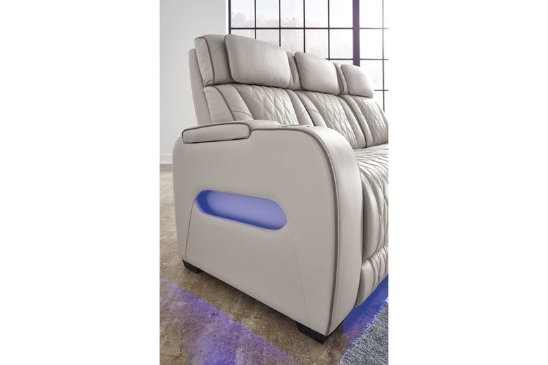 Boyington Gray Power Reclining Living Room Set - Lara FurniturePower Reclining Living Room Set