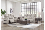 Boyington Gray Power Reclining Living Room Set - Lara FurniturePower Reclining Living Room Set