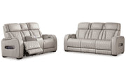 Boyington Gray Power Reclining Living Room Set - Lara FurniturePower Reclining Living Room Set
