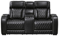 [EXCLUSIVE] Boyington Sofa, Loveseat and Recliner in Black - Gate FurniturePower Reclining Living Room Set