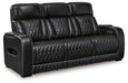 [EXCLUSIVE] Boyington Sofa, Loveseat and Recliner in Black - Gate FurniturePower Reclining Living Room Set