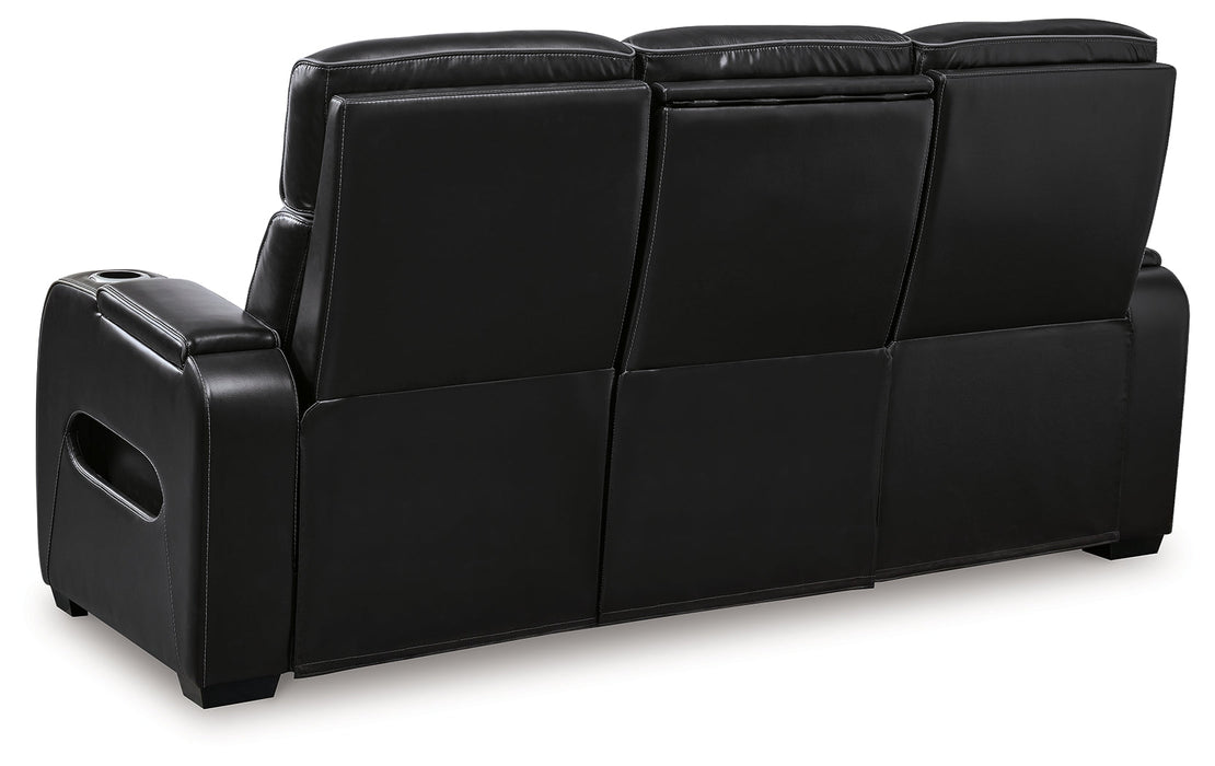 [EXCLUSIVE] Boyington Sofa, Loveseat and Recliner in Black - Gate FurniturePower Reclining Living Room Set