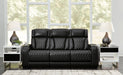 [EXCLUSIVE] Boyington Sofa, Loveseat and Recliner in Black - Gate FurniturePower Reclining Living Room Set