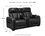 [EXCLUSIVE] Boyington Sofa, Loveseat and Recliner in Black - Gate FurniturePower Reclining Living Room Set