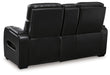 [EXCLUSIVE] Boyington Sofa, Loveseat and Recliner in Black - Gate FurniturePower Reclining Living Room Set