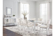 [EXCLUSIVE] Chalanna Dining Table and 6 Chairs - Gate FurnitureDining Room Set