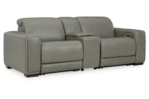 [EXCLUSIVE] Correze Gray 3 - Piece Power Reclining Sectional Loveseat - Gate FurniturePower Reclining Loveseat