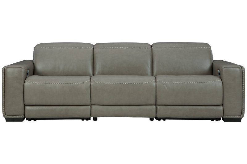 [EXCLUSIVE] Correze Gray 3 - Piece Power Reclining Sofa - Lara FurniturePower Reclining Sofa