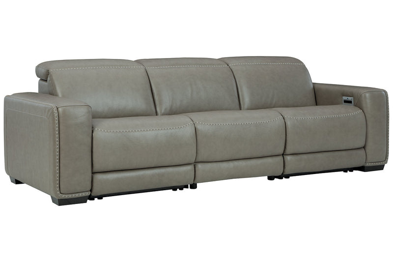 [EXCLUSIVE] Correze Gray 3 - Piece Power Reclining Sofa - Lara FurniturePower Reclining Sofa