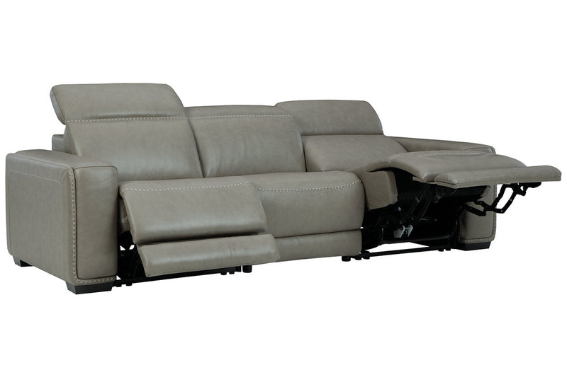 [EXCLUSIVE] Correze Gray 3 - Piece Power Reclining Sofa - Lara FurniturePower Reclining Sofa