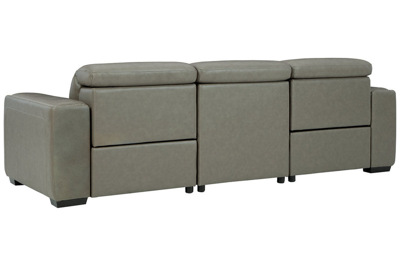 [EXCLUSIVE] Correze Gray 3 - Piece Power Reclining Sofa - Lara FurniturePower Reclining Sofa