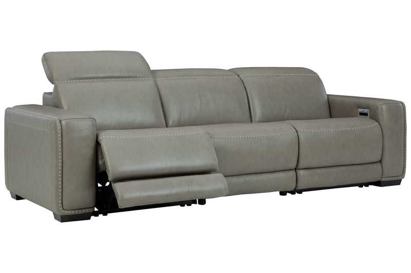 [EXCLUSIVE] Correze Gray 3 - Piece Power Reclining Sofa - Lara FurniturePower Reclining Sofa