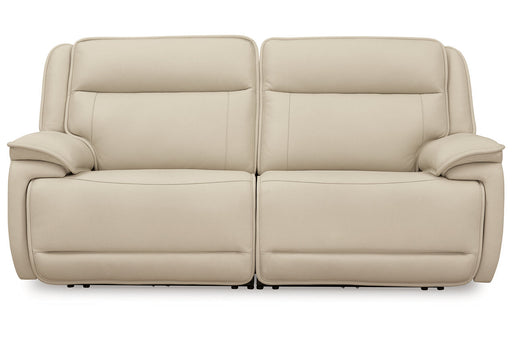 [EXCLUSIVE] Double Deal Almond 2 - Piece Power Reclining Loveseat Sectional - Gate FurniturePower Reclining Loveseat