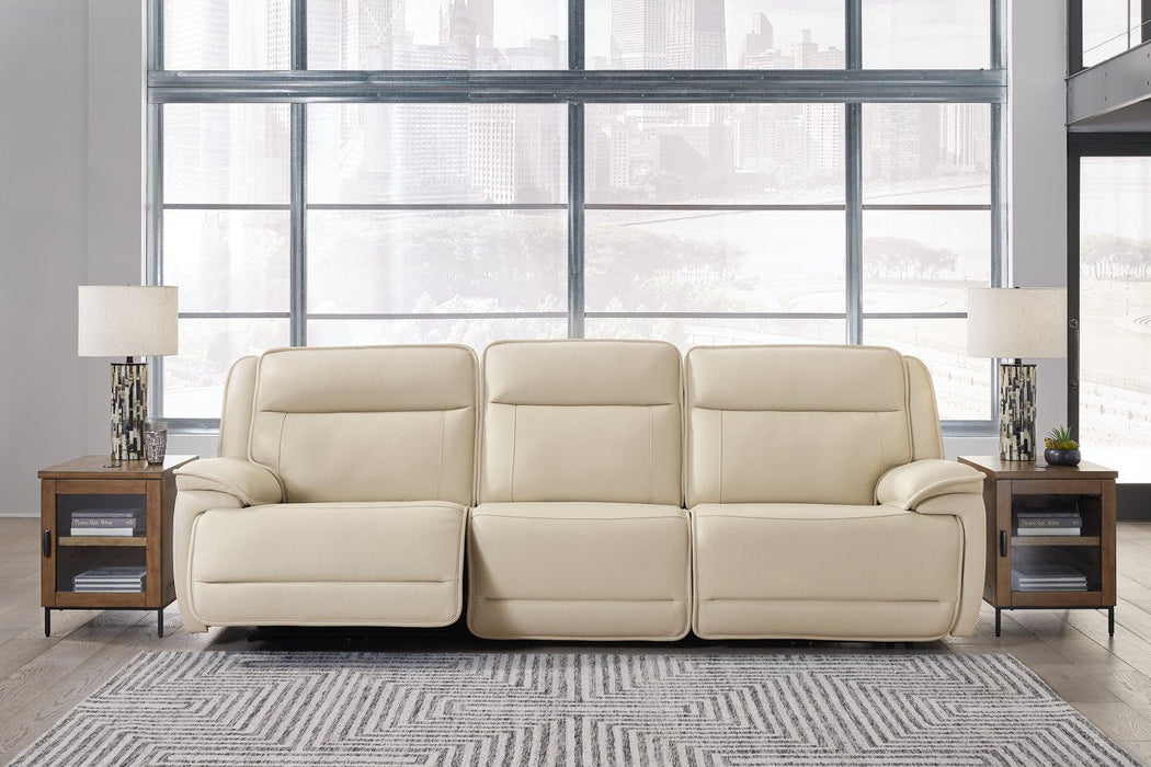 [EXCLUSIVE] Double Deal Almond 3 - Piece Power Reclining Sofa Sectional - Gate FurniturePower Reclining Sofa