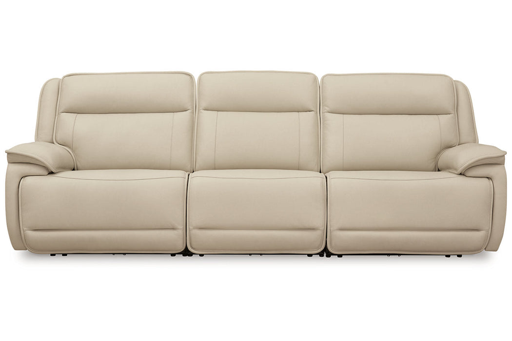 [EXCLUSIVE] Double Deal Almond 3 - Piece Power Reclining Sofa Sectional - Gate FurniturePower Reclining Sofa