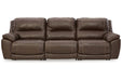 [EXCLUSIVE] Dunleith Chocolate 3 - Piece Power Reclining Sofa - Gate FurniturePower Reclining Sofa