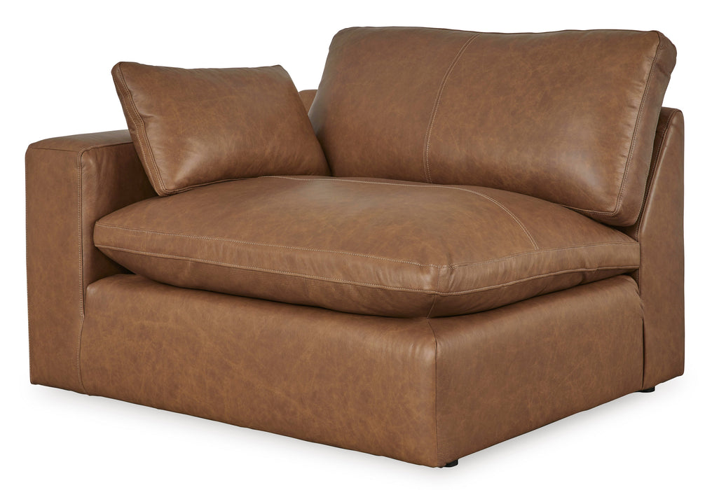 [EXCLUSIVE] Emilia Caramel Leather 2 - Piece Loveseat - Gate FurnitureLoveseat