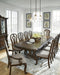 [EXCLUSIVE] Maylee Dark Brown Dining Table and 10 Chairs - Gate FurnitureDining Room Set
