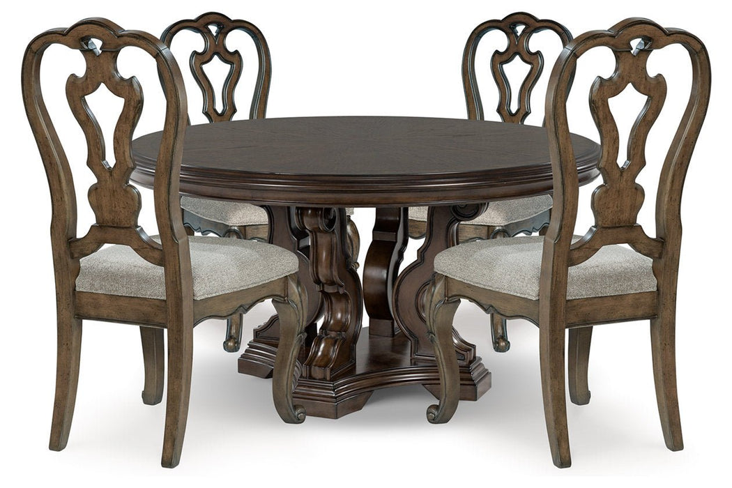 [EXCLUSIVE] Maylee Dining Table and 4 Chairs - Gate FurnitureDining Room Set