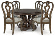 [EXCLUSIVE] Maylee Dining Table and 4 Chairs - Gate FurnitureDining Room Set