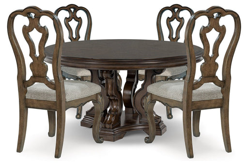 [EXCLUSIVE] Maylee Dining Table and 4 Chairs - Gate FurnitureDining Room Set