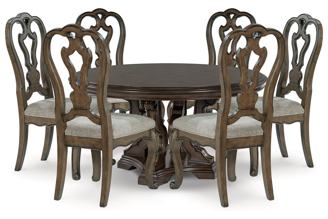 [EXCLUSIVE] Maylee Dining Table and 6 Chairs - Gate FurnitureDining Room Set