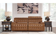 [EXCLUSIVE] Temmpton Chocolate 2 - Piece Power Reclining Sectional Loveseat - Lara FurniturePower Reclining Loveseat