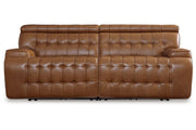 [EXCLUSIVE] Temmpton Chocolate 2 - Piece Power Reclining Sectional Loveseat - Lara FurniturePower Reclining Loveseat