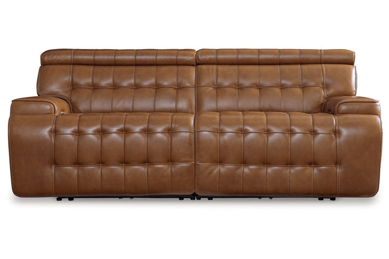 [EXCLUSIVE] Temmpton Chocolate 2 - Piece Power Reclining Sectional Loveseat - Lara FurniturePower Reclining Loveseat