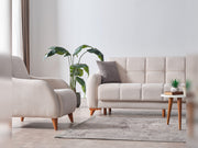 Fabia 3-pieces (Sofa & Loveseat & Chair) Livingroom in Beige - 200-ELIF-FAB-A412-321