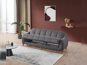 Fabia Convertible Loveseat in Anthracite - 200-ELIF-FAB-A411-2