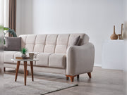 Fabia Convertible Loveseat in Cream - 200-ELIF-FAB-A413-2