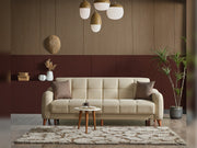Fabia Convertible Loveseat in Cream - 200-ELIF-FAB-A413-2