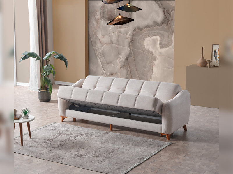 Fabia Convertible Sofa in Anthracite - 200-ELIF-FAB-A411-3