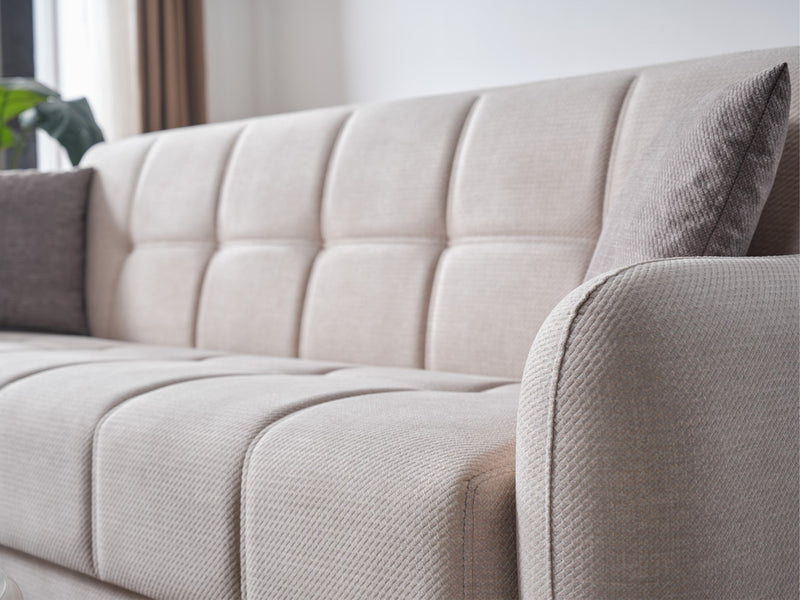 Fabia Convertible Sofa in Beige - 200-ELIF-FAB-A412-3