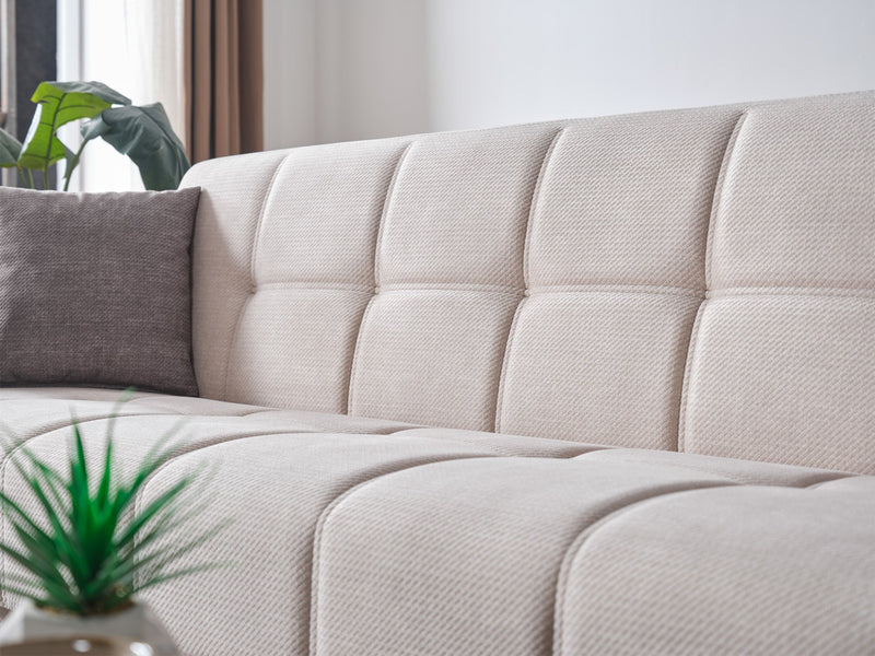 Fabia Convertible Sofa in Beige - 200-ELIF-FAB-A412-3