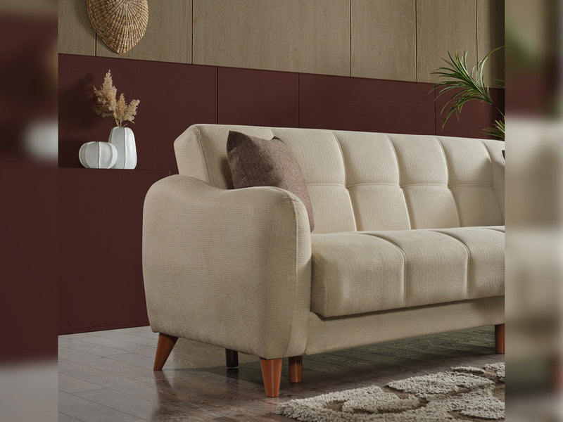 Fabia Convertible Sofa in Beige - 200-ELIF-FAB-A412-3