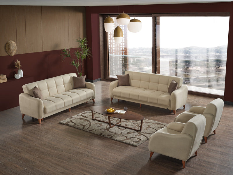 Fabia Convertible Sofa in Beige - 200-ELIF-FAB-A412-3