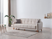 Fabia Convertible Sofa in Cream - 200-ELIF-FAB-A413-3