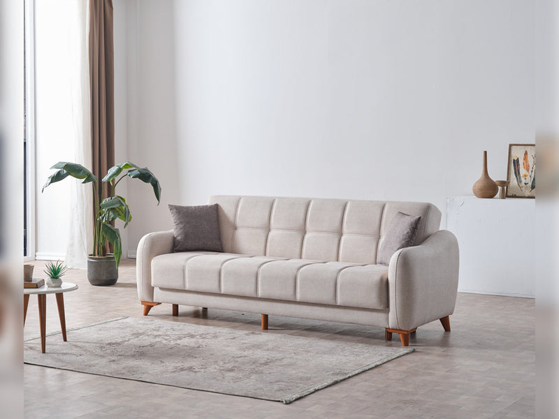 Fabia Convertible Sofa in Cream - 200-ELIF-FAB-A413-3