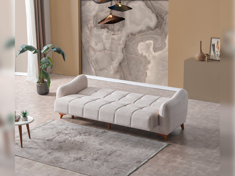 Fabia Convertible Sofa in Cream - 200-ELIF-FAB-A413-3