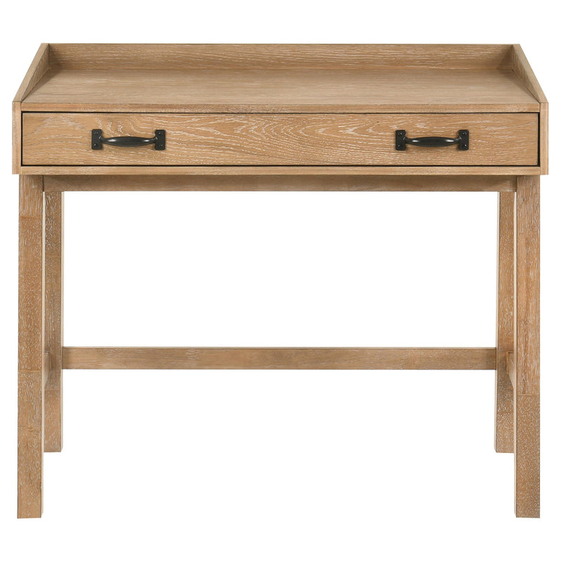 Fabian 38-inch Computer Desk with Keyboard Drawer Distressed Light Brown - 802041